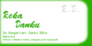 reka danku business card